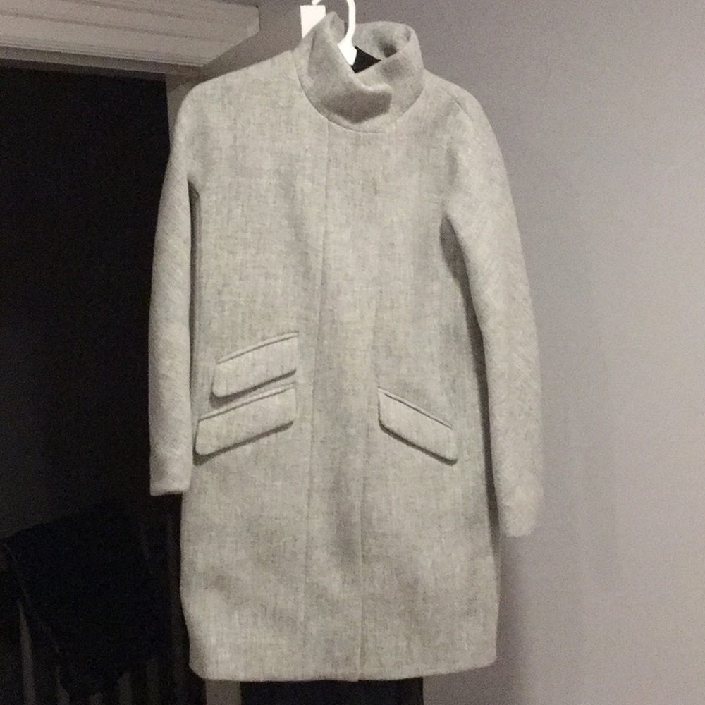 Jcrew Italian wool coat. NWT. Gray